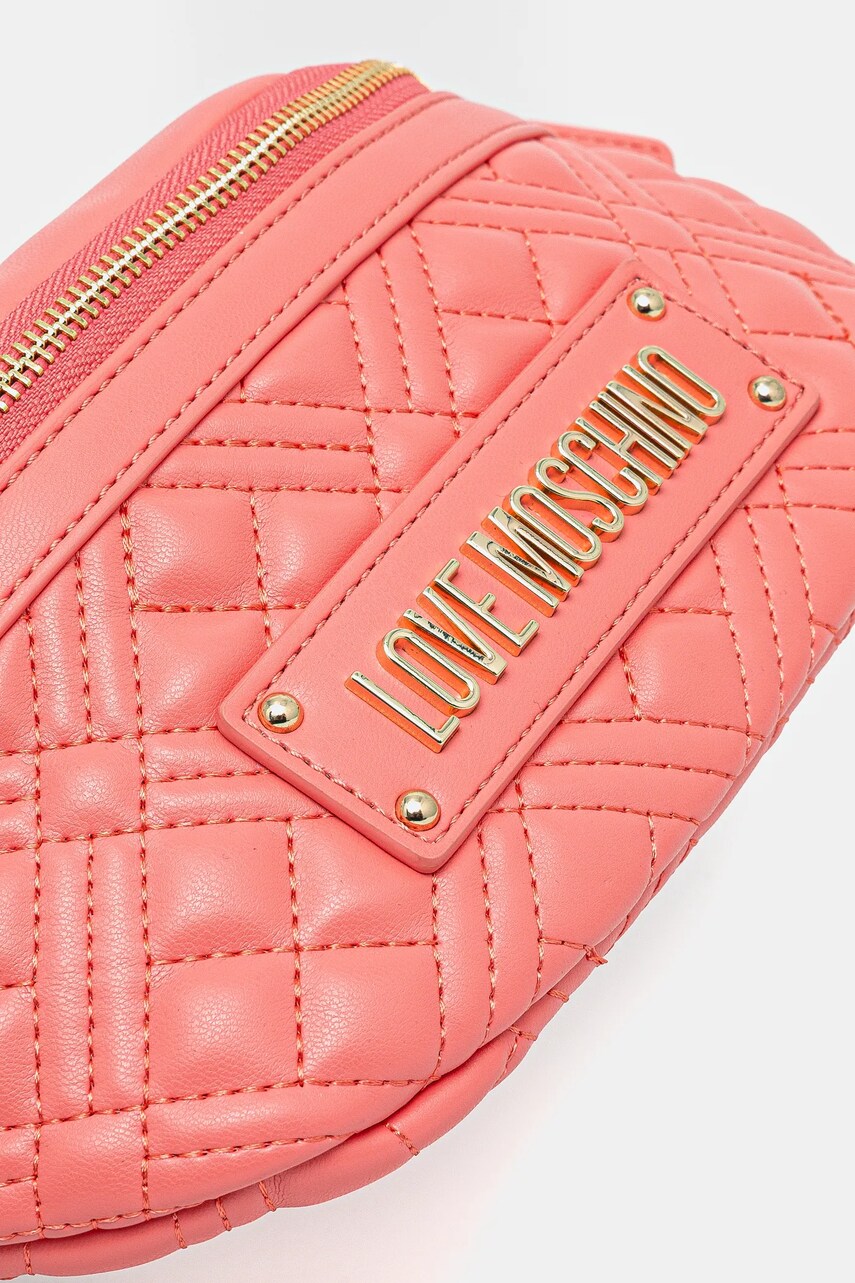 Сумка на пояс Love Moschino колір помаранчевий JC4003PP1