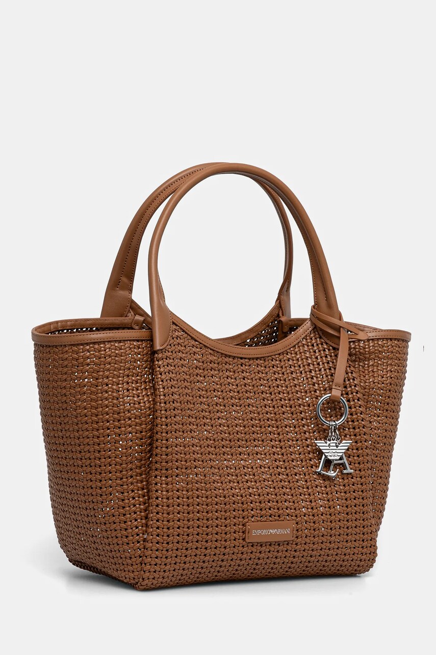Сумочка Emporio Armani колір коричневий EW001009 AF14309