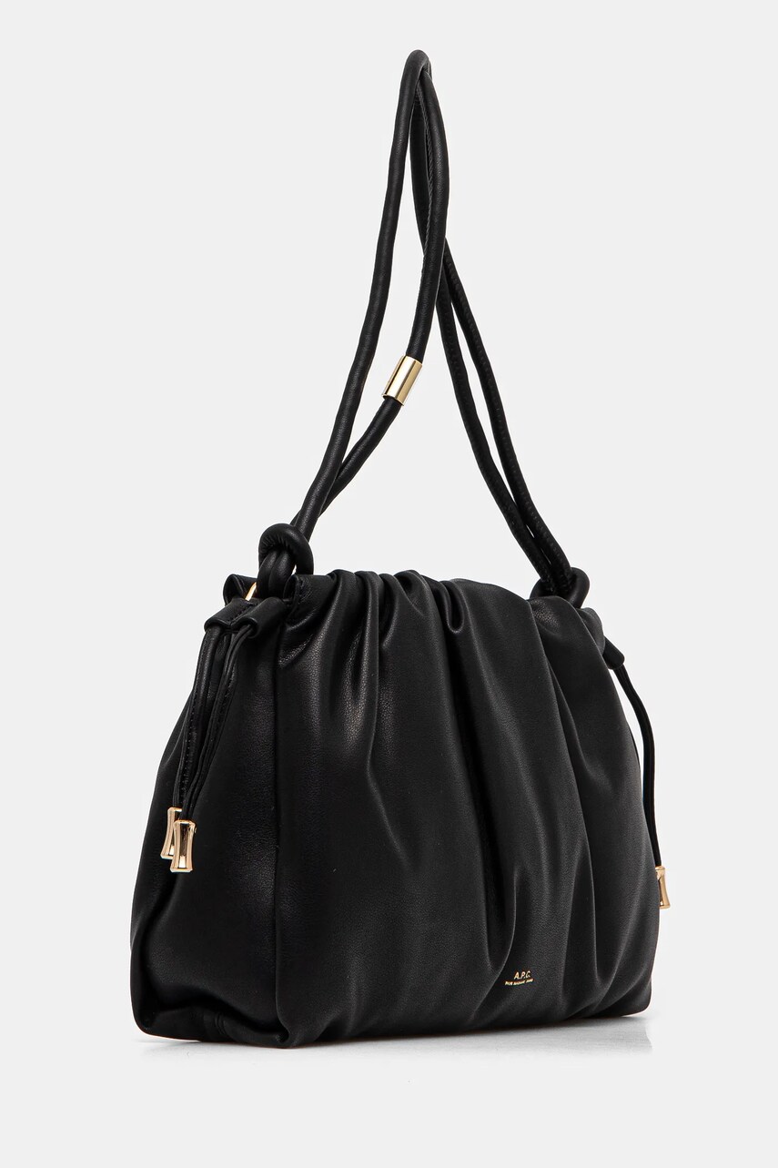 Сумочка A.P.C. sac ninon shoulder колір чорний PUAAT.F61643