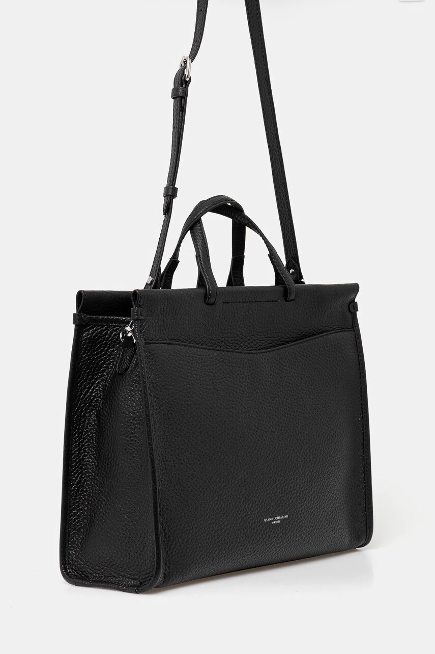 Шкіряна сумочка Gianni Chiarini LAVINIA колір чорний BS 11400 TKL