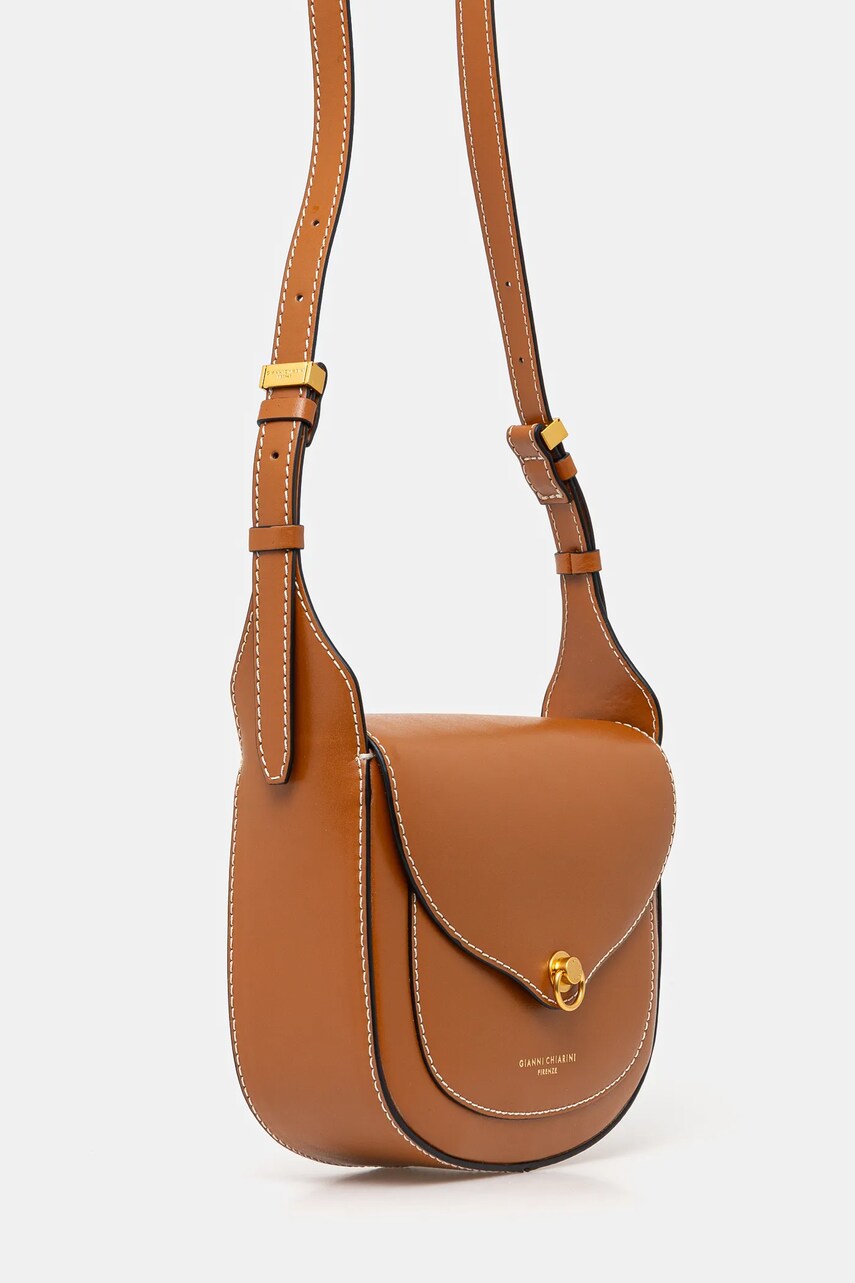 Шкіряна сумочка Gianni Chiarini ISA колір коричневий BS 11427 PRCK