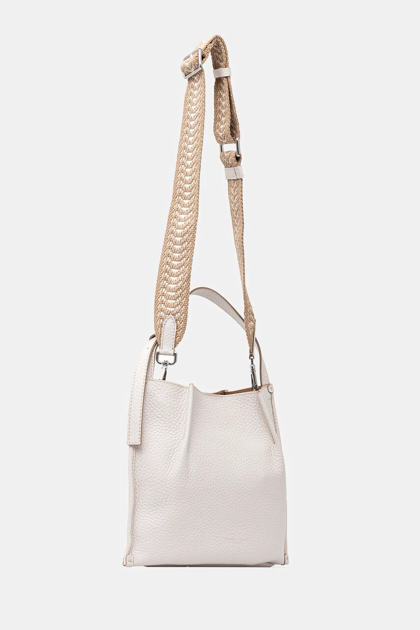 Шкіряна сумочка Gianni Chiarini DORY колір білий BS 11636 RNGDBL-NAETN