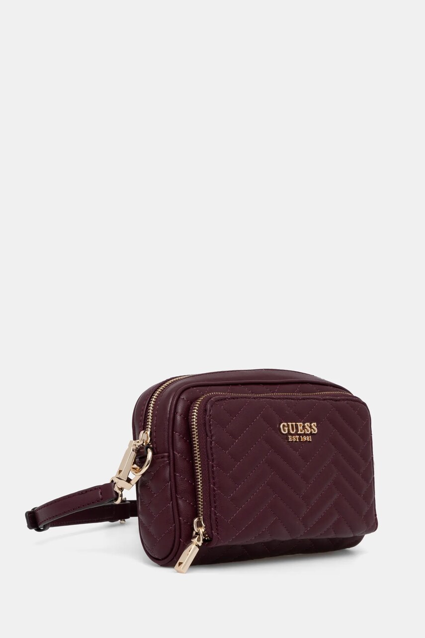 Сумочка Guess ANNING колір бордовий HWQG95 08140