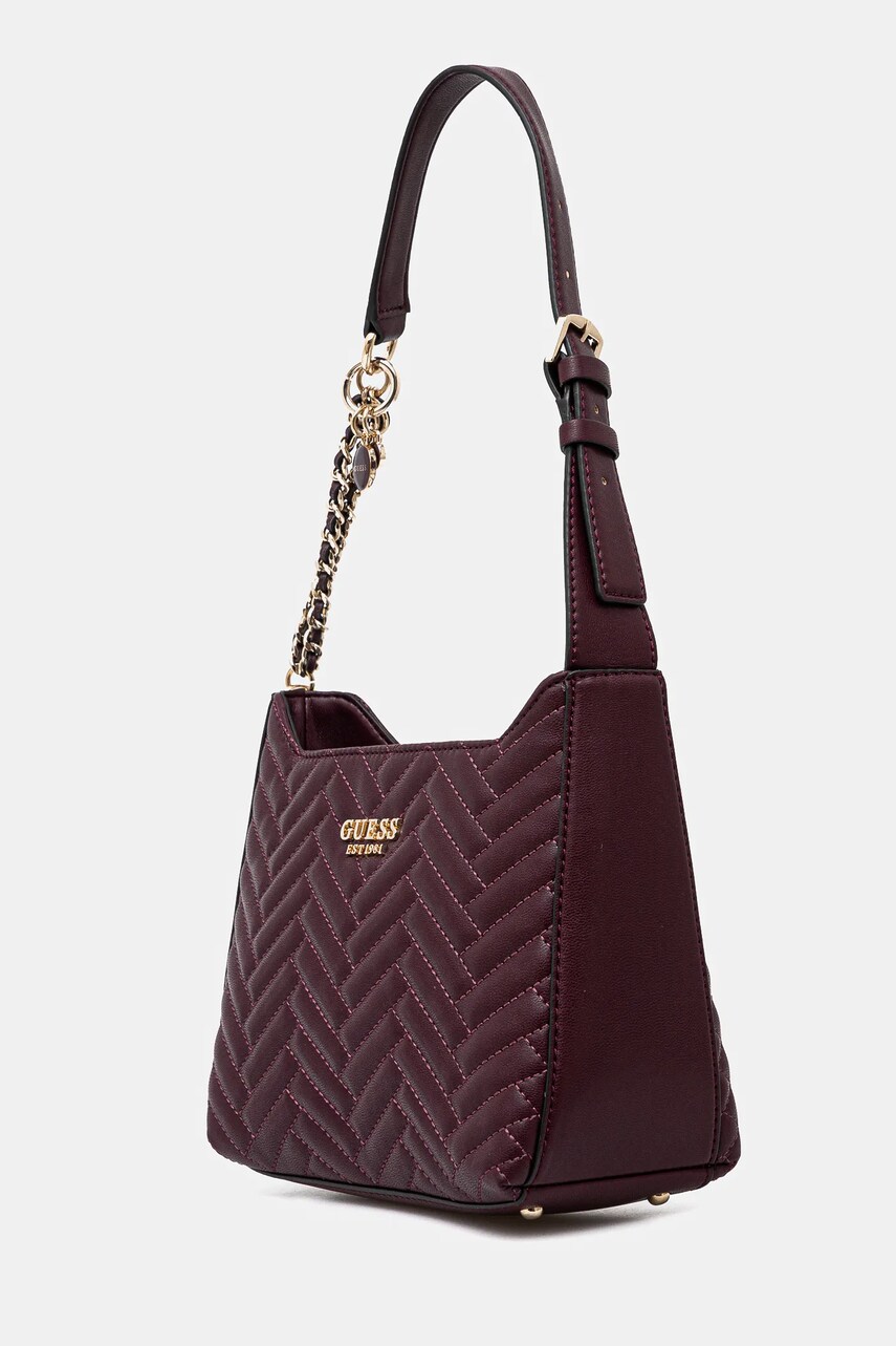 Сумочка Guess ANNING колір бордовий HWQG95 08180
