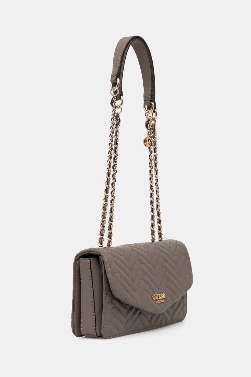 Сумочка Guess ANNING колір бежевий HWQG95 08210