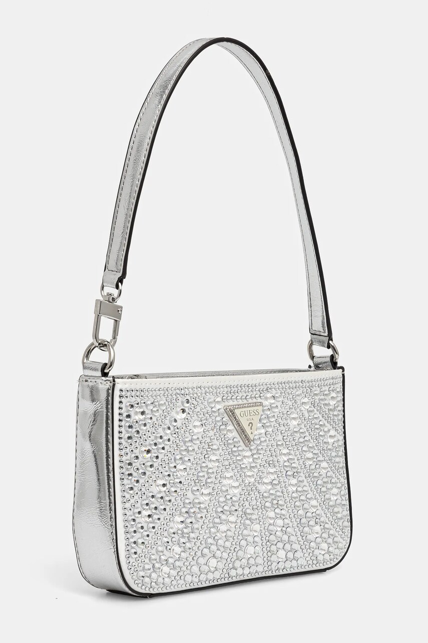 Сумочка Guess BEAUVOIR колір срібний HWXY95 28720