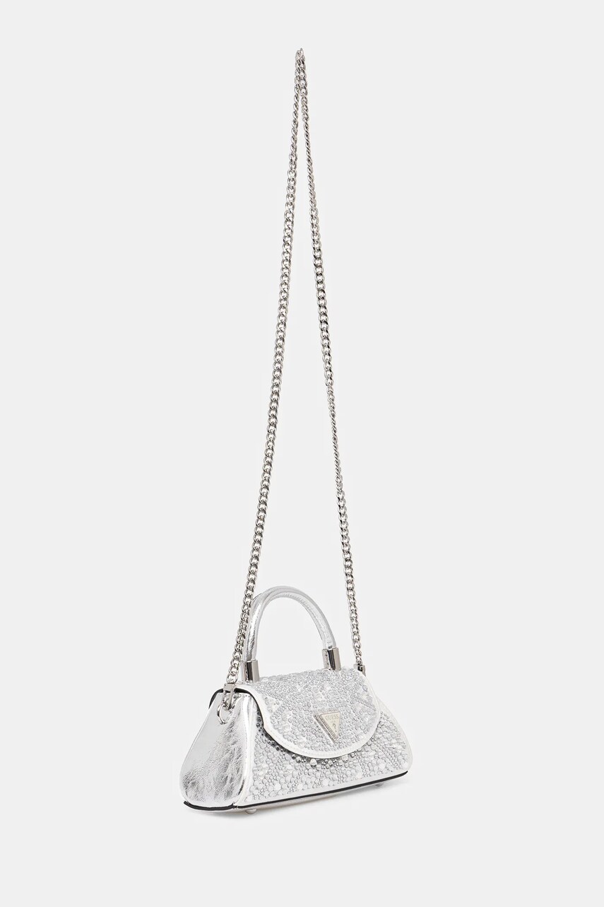 Сумочка Guess BEAUVOIR колір срібний HWXY95 28780