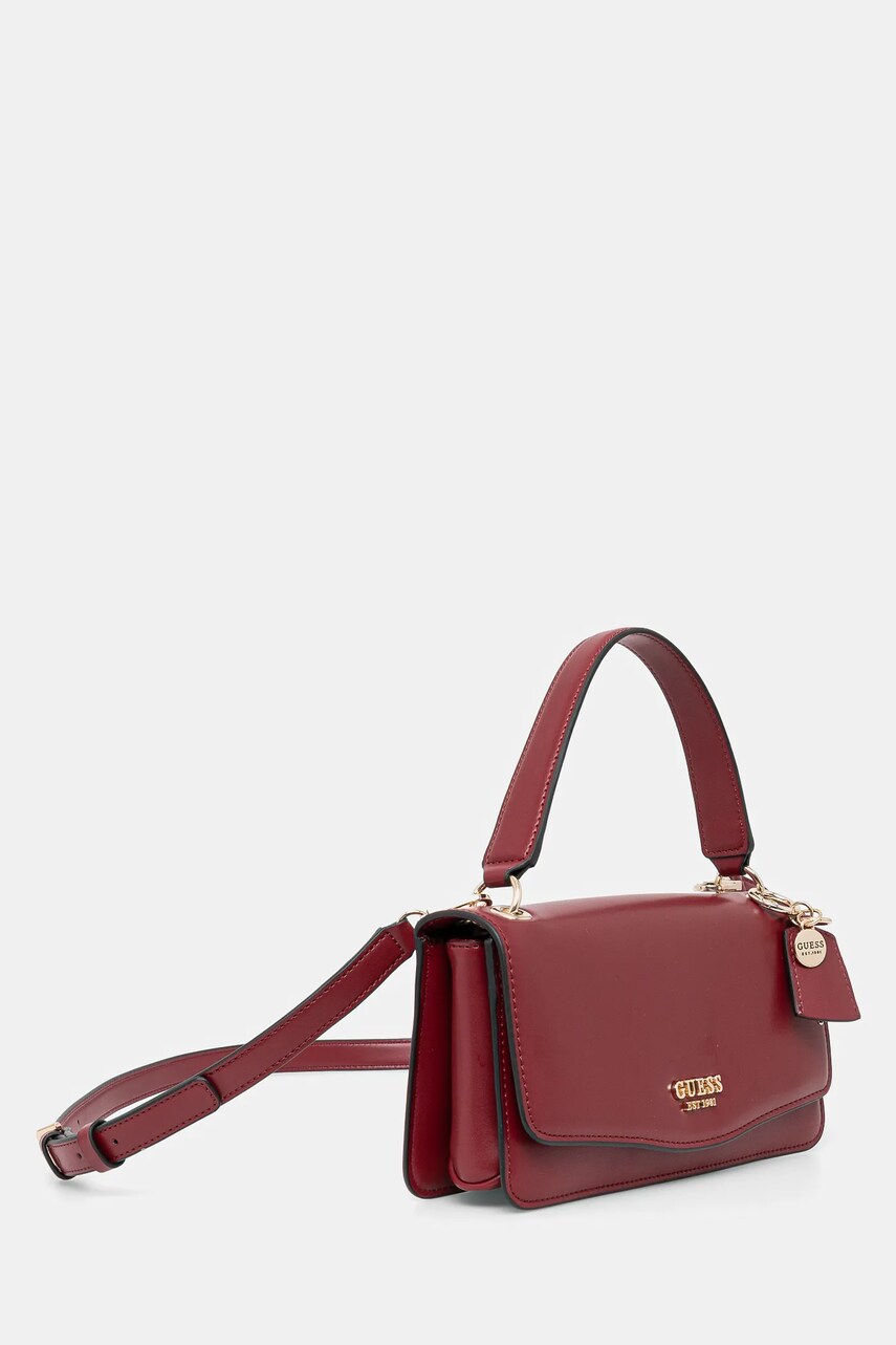 Сумочка Guess EVAINE колір бордовий HWEVG9 53520