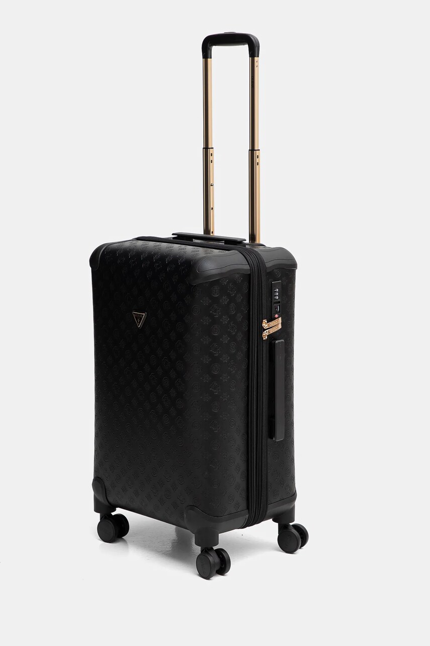 Валіза Guess WILDER колір чорний TWK745 29820