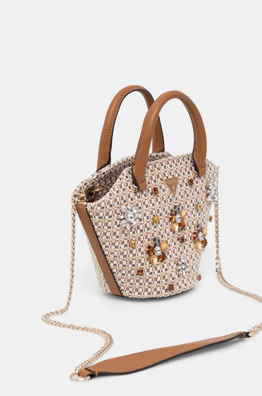 Сумочка Guess BEAUVOIR колір коричневий HWWE95 28750