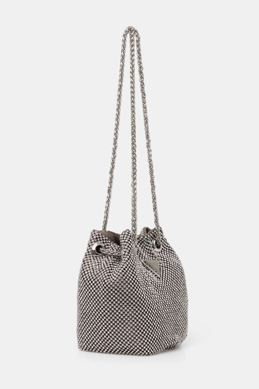 Сумочка Guess ZALINA колір срібний HWRY93 50750