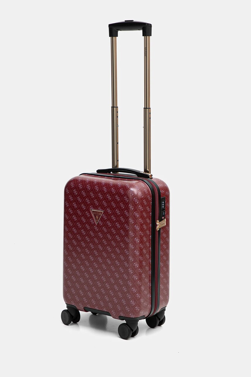 Валіза Guess JESCO колір бордовий TWE838 99830