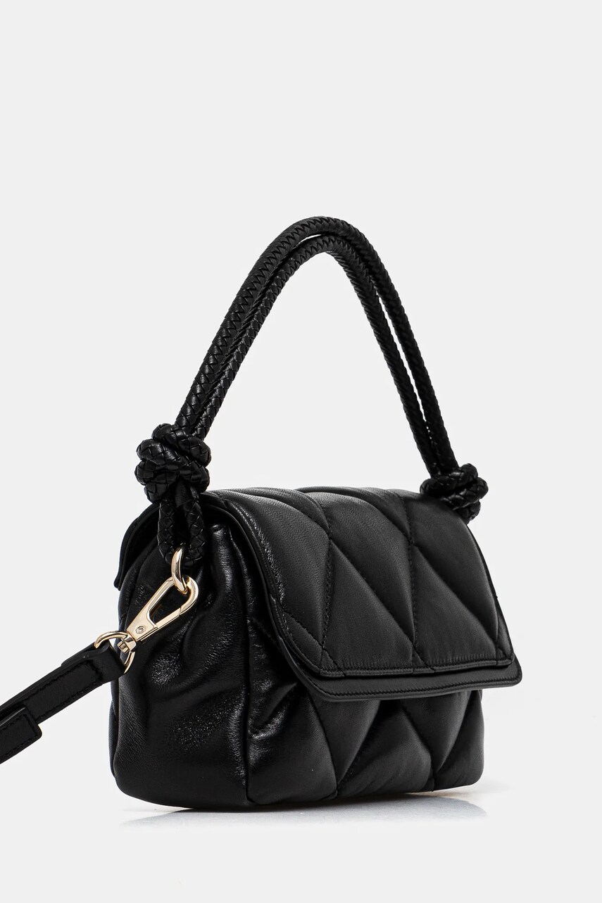 Шкіряна сумочка Guess CORINNE колір чорний HWCRNN L5116