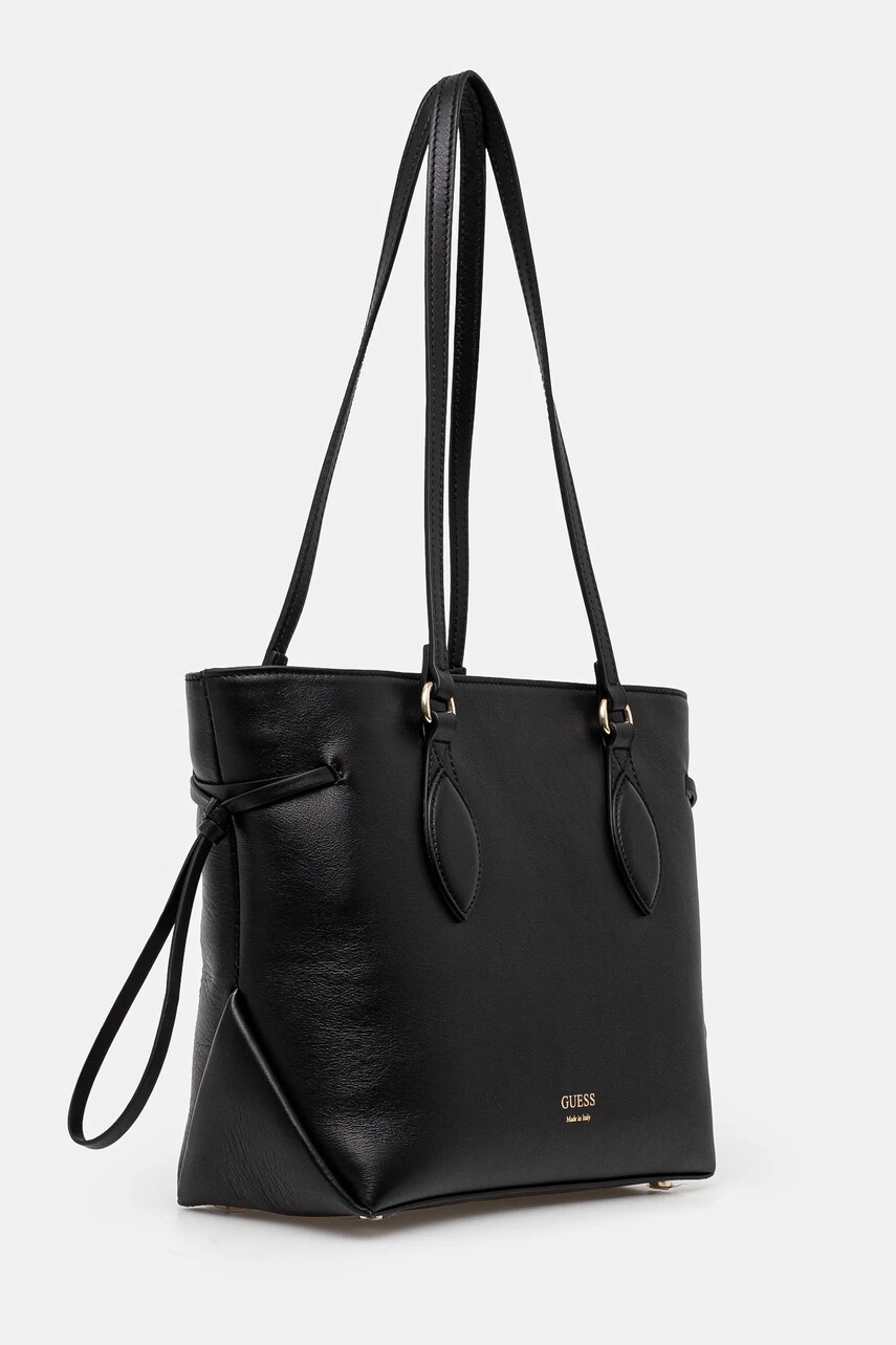 Шкіряна сумочка Guess FLORENCE колір чорний HWFLNC L5103