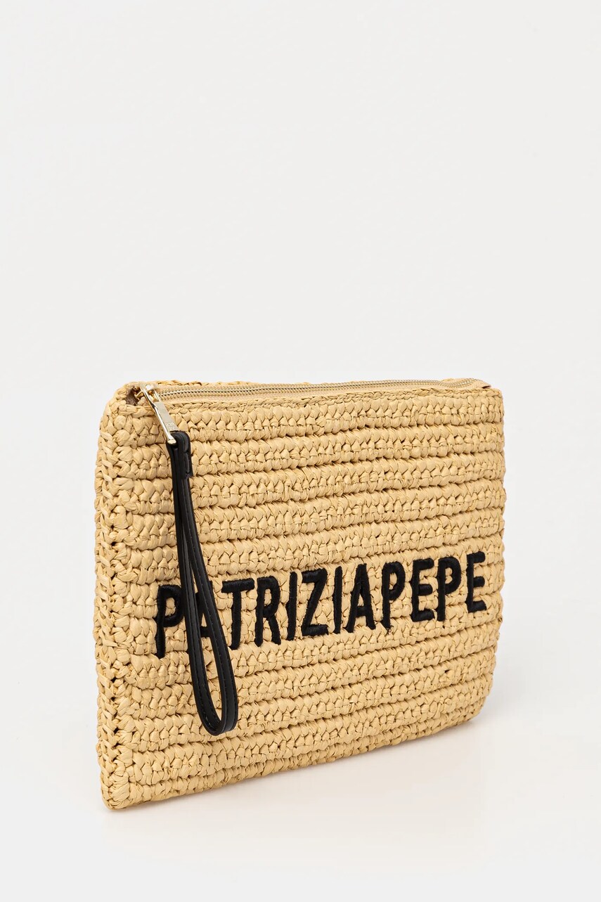 Клатч Patrizia Pepe колір бежевий 2B0134 V039