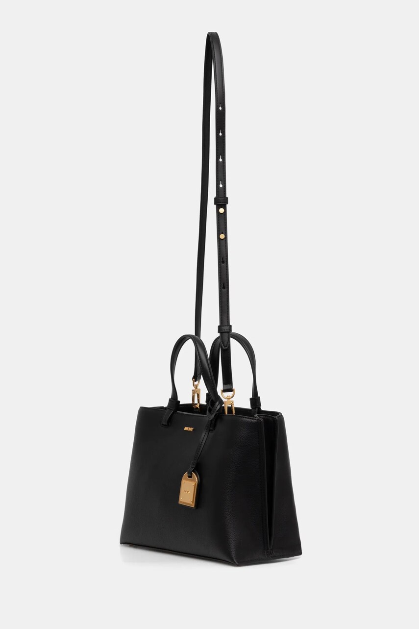 Шкіряна сумочка Dkny колір чорний R44D1I53