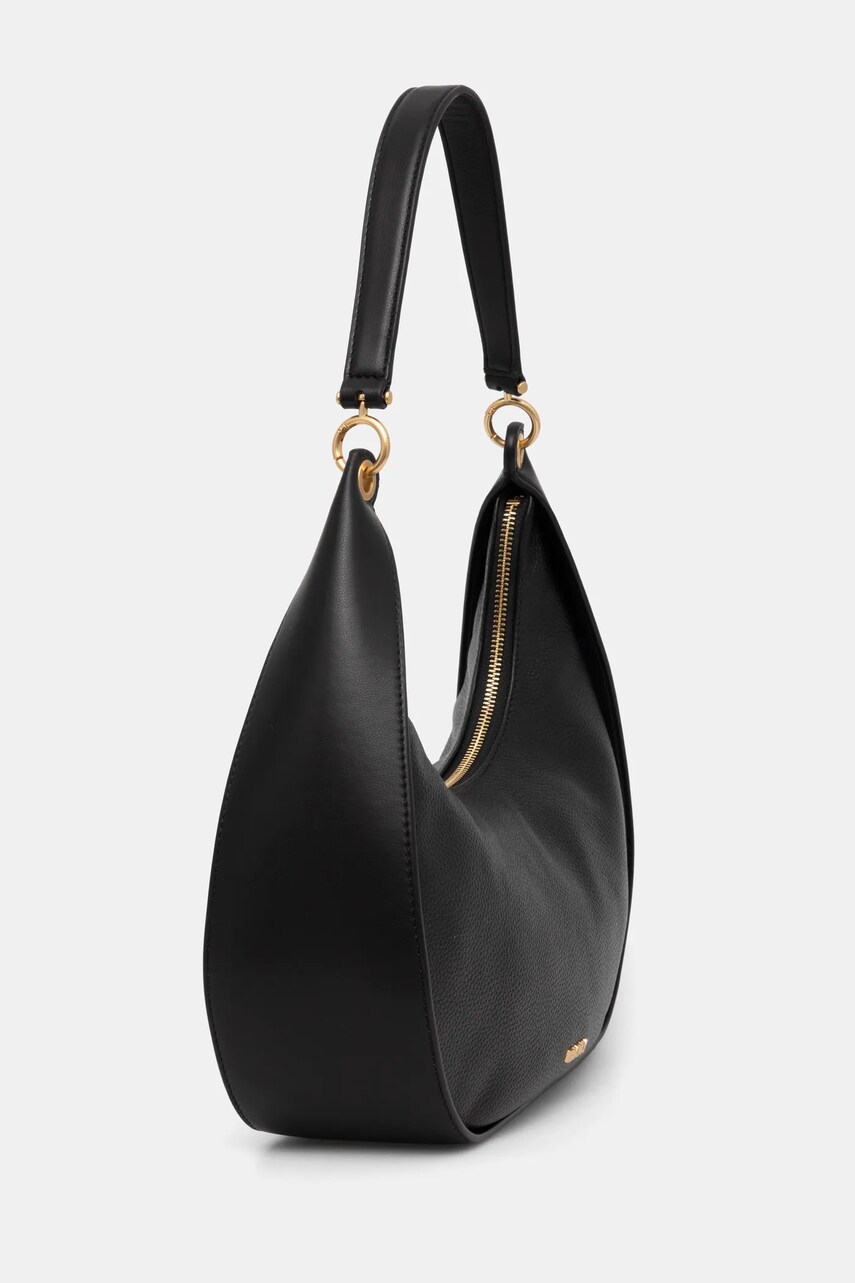 Шкіряна сумочка Dkny колір чорний R44CAI48