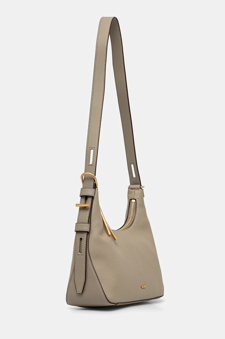 Шкіряна сумочка Dkny колір бежевий R44EAI65