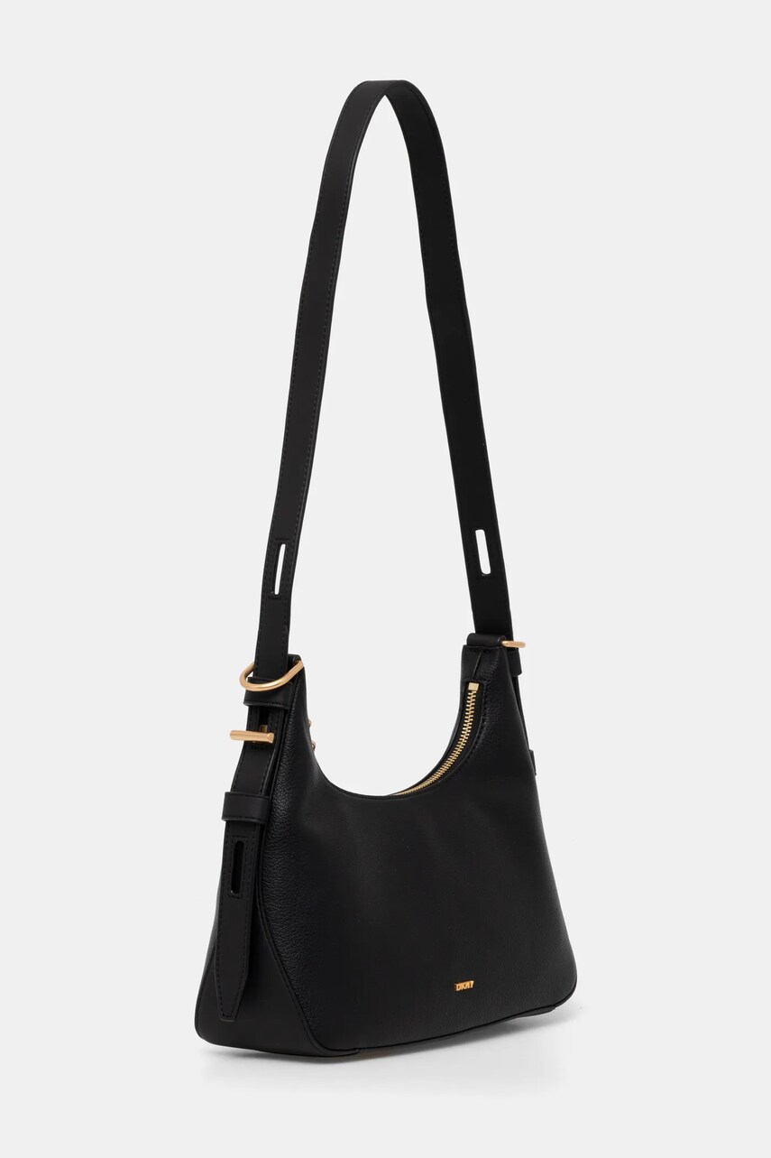 Шкіряна сумочка Dkny колір чорний R44EAI65
