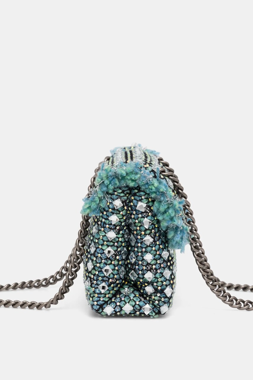 Сумочка Kurt Geiger London колір бірюзовий 2949779609