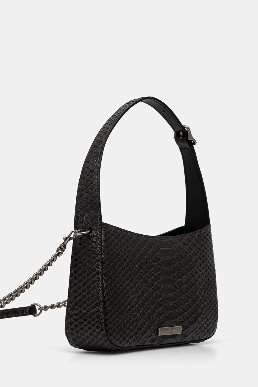 Шкіряна сумочка Kurt Geiger London колір коричневий 3534331719