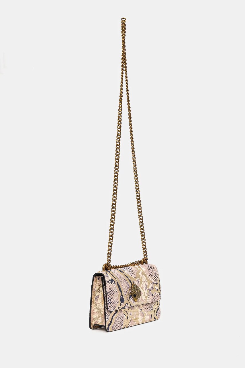 Шкіряна сумочка Kurt Geiger London колір бежевий 3536266719