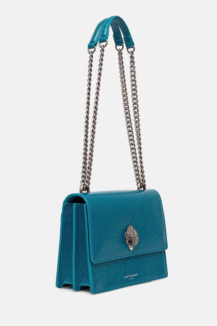 Сумочка Kurt Geiger London колір бірюзовий 2743382719