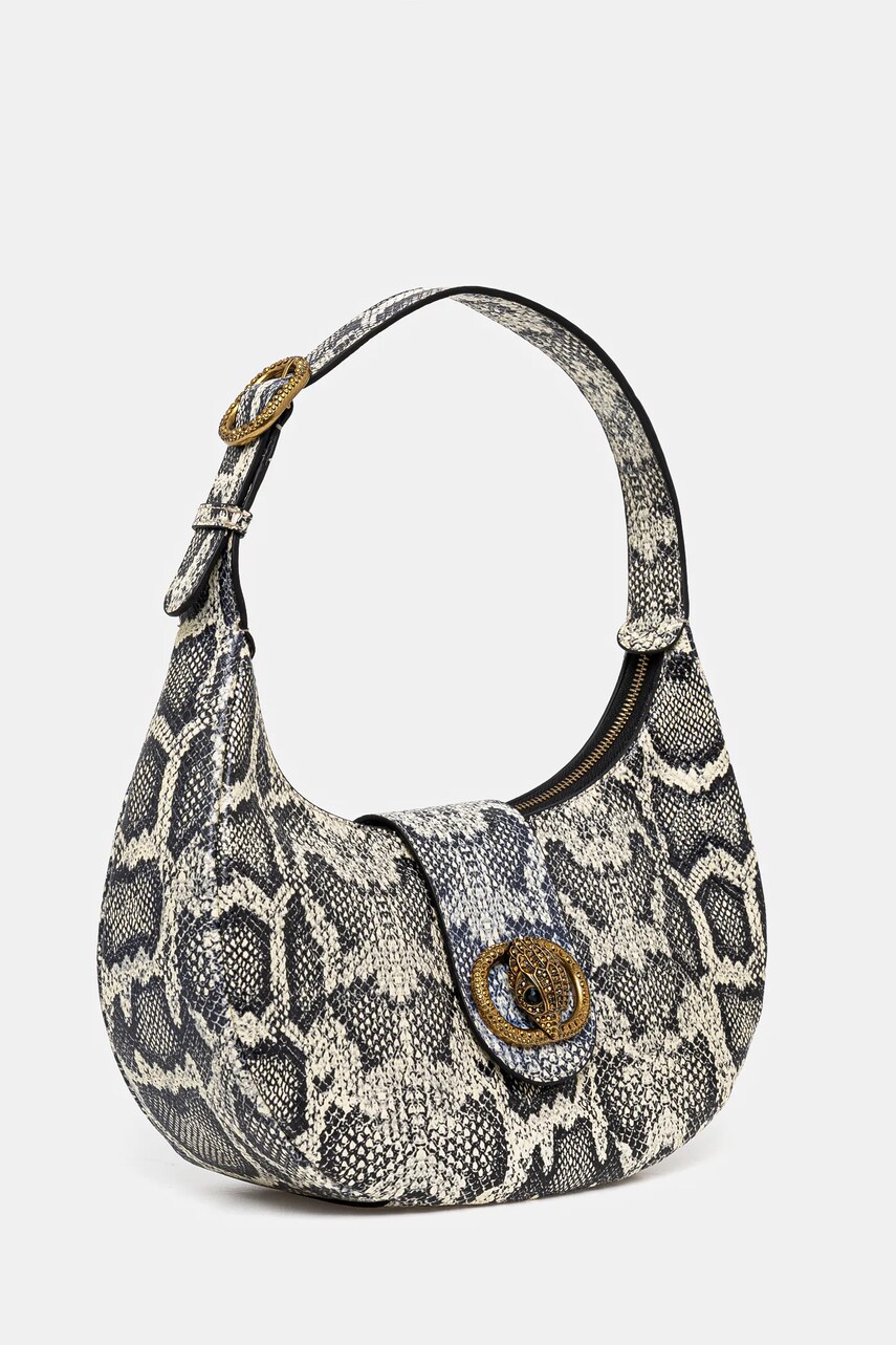 Шкіряна сумочка Kurt Geiger London колір бежевий 3596544719