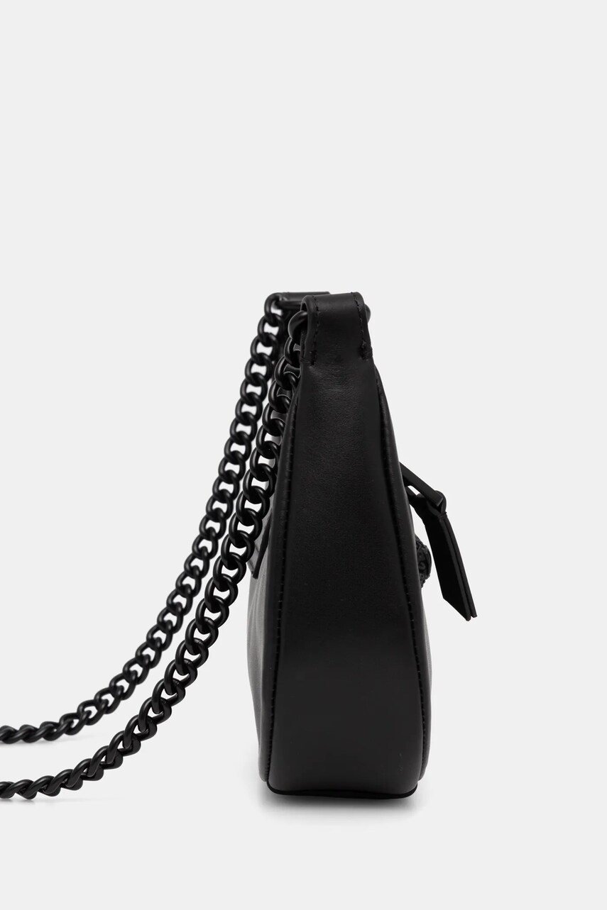 Шкіряна сумочка Kurt Geiger London колір чорний 4021400109