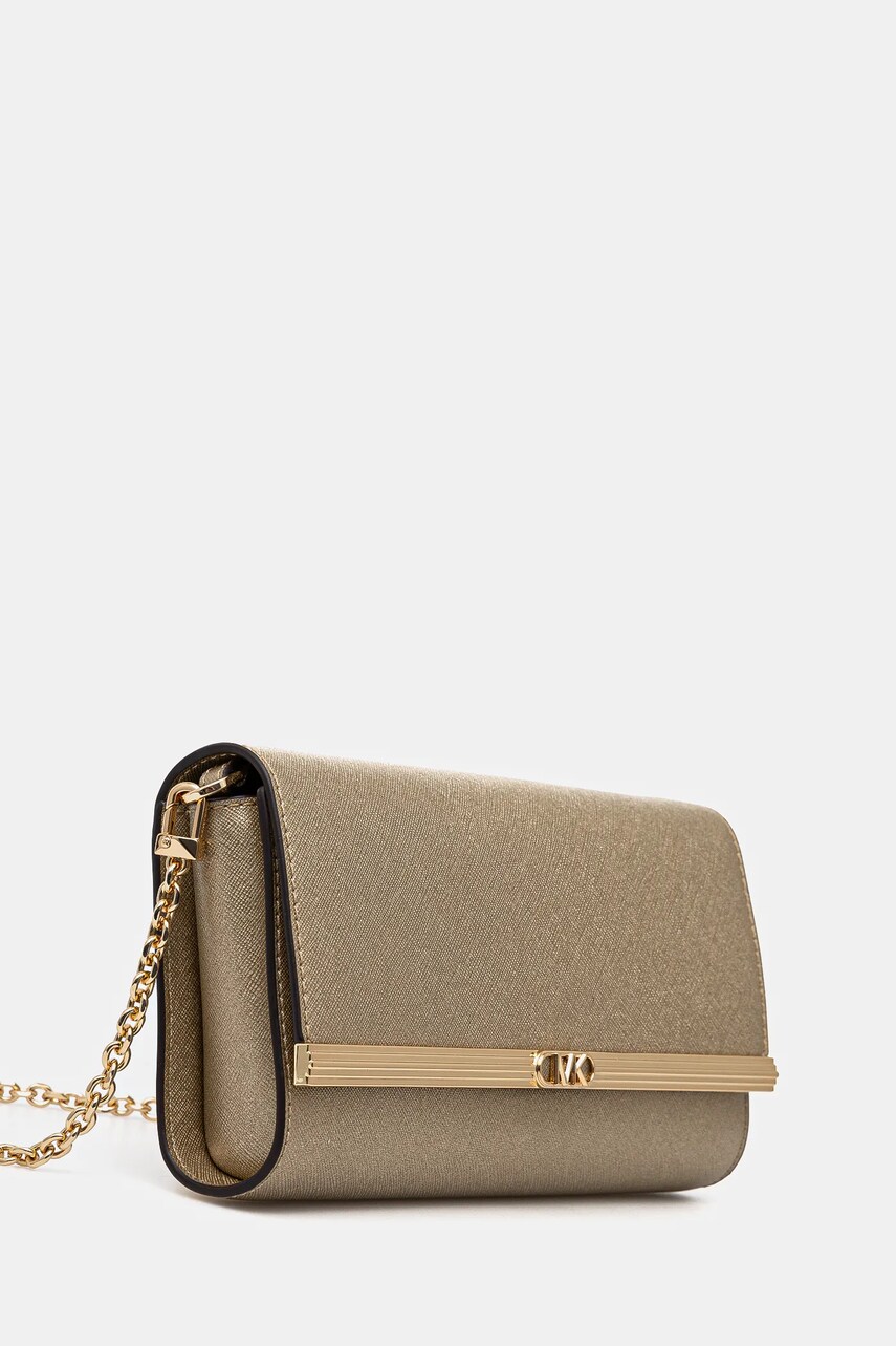Шкіряна сумочка MICHAEL Michael Kors колір золотий 30H3G8OC3M