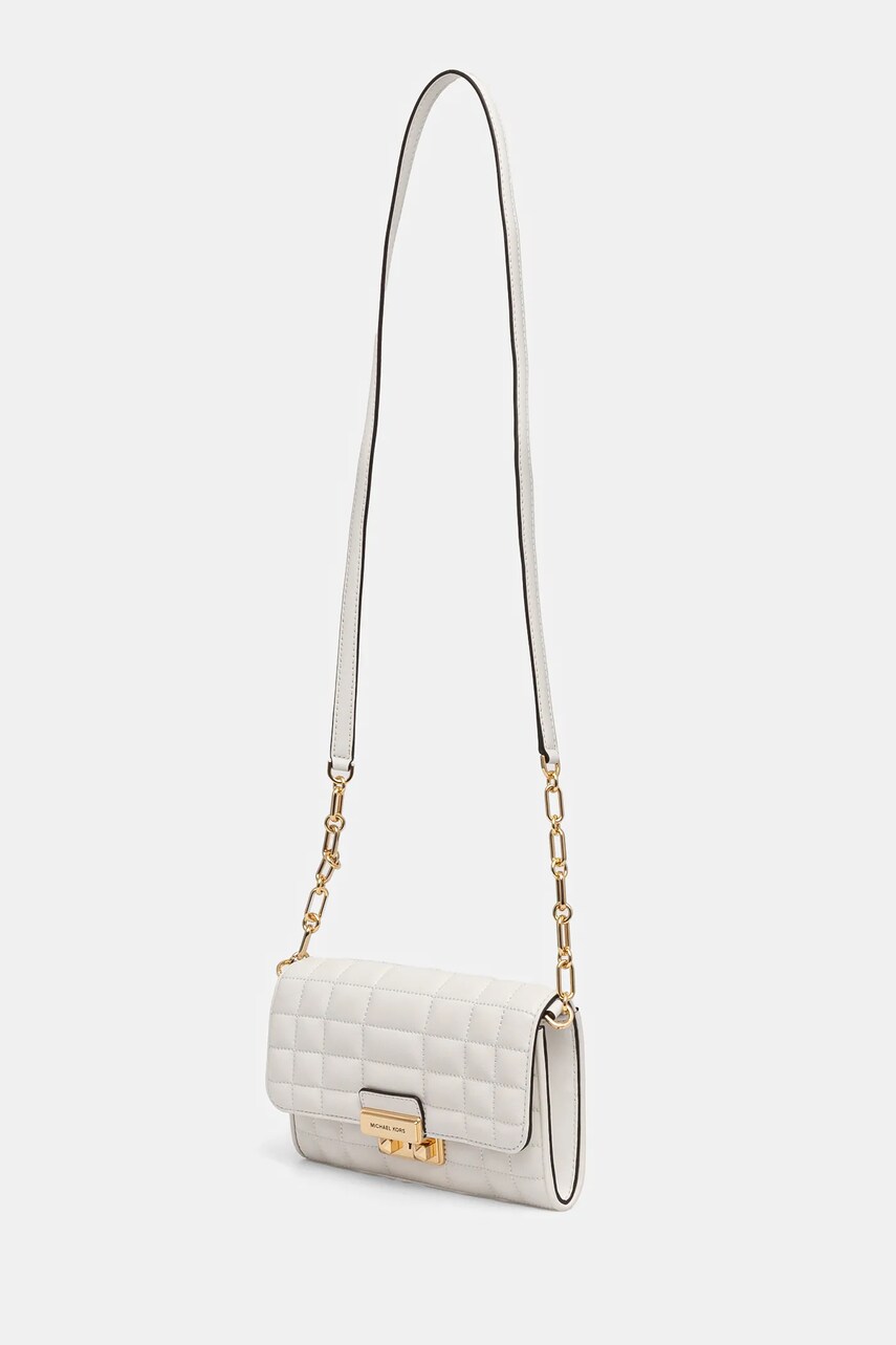 Шкіряна сумка MICHAEL Michael Kors колір білий 32S4G2RC9L