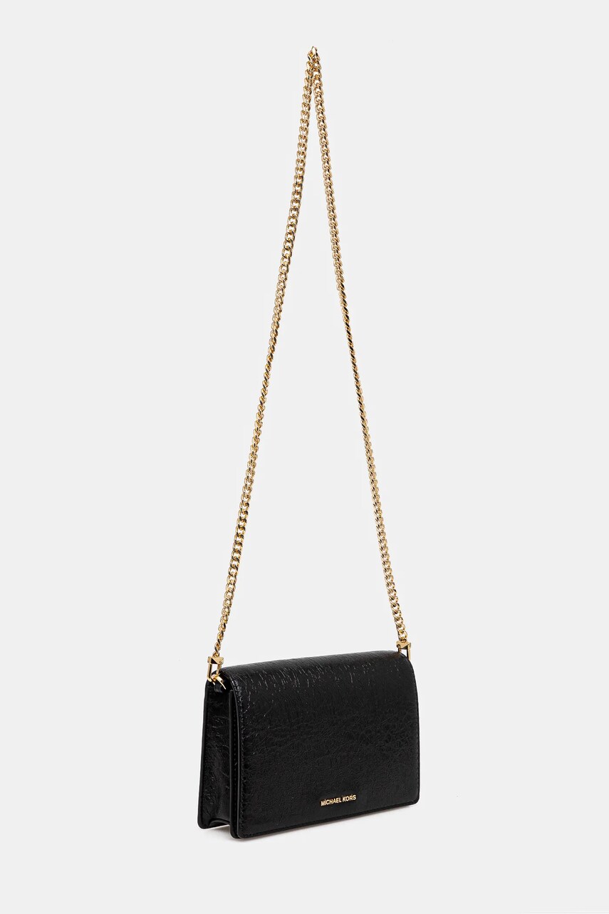 Шкіряна сумочка MICHAEL Michael Kors колір чорний 32R5GJ6C8L