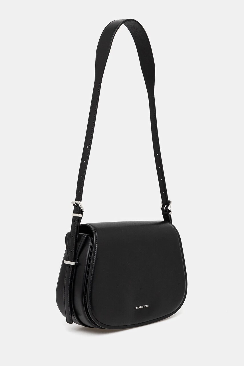 Шкіряна сумочка MICHAEL Michael Kors колір чорний 30R5SL0M2L