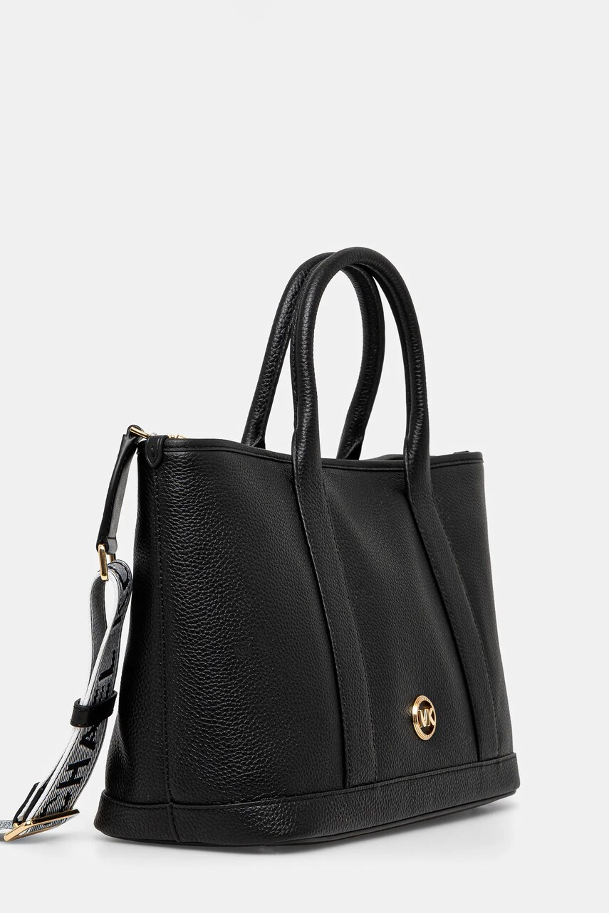Шкіряна сумочка MICHAEL Michael Kors колір чорний 30R4G99S2L