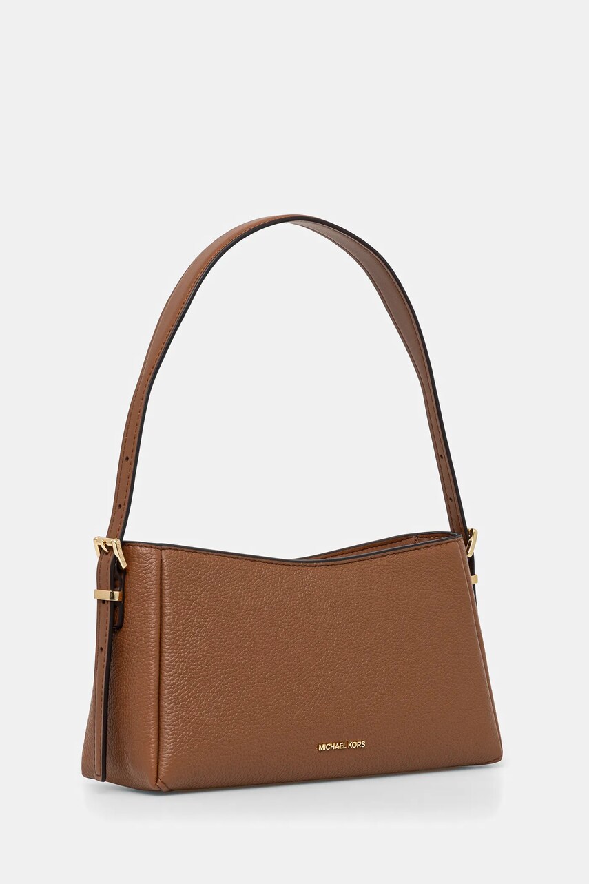 Шкіряна сумочка MICHAEL Michael Kors колір коричневий 32R5G9OC6L