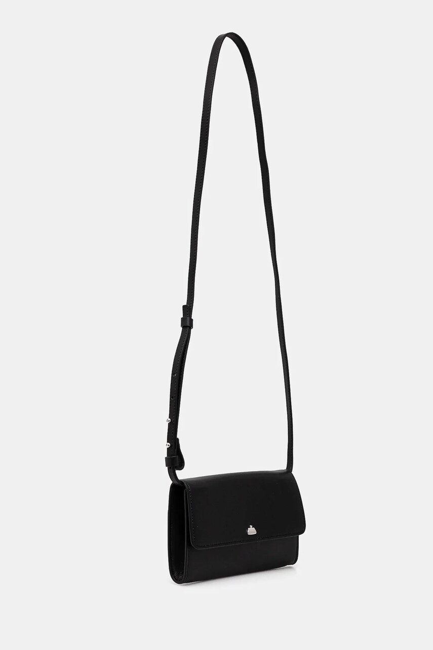 Шкіряна сумочка Weekend Max Mara колір чорний 2515711024600