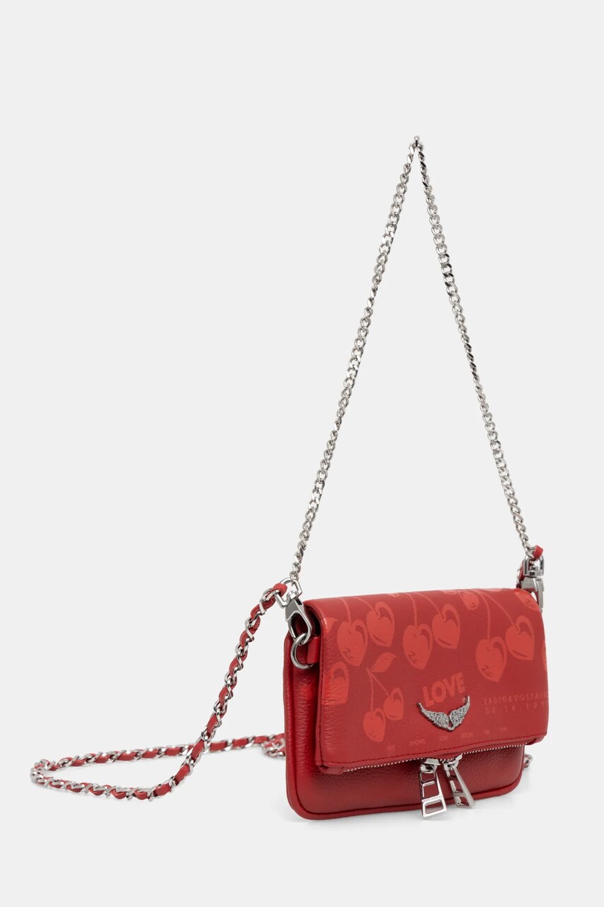 Сумочка ZADIG&VOLTAIRE колір червоний LWBA03906