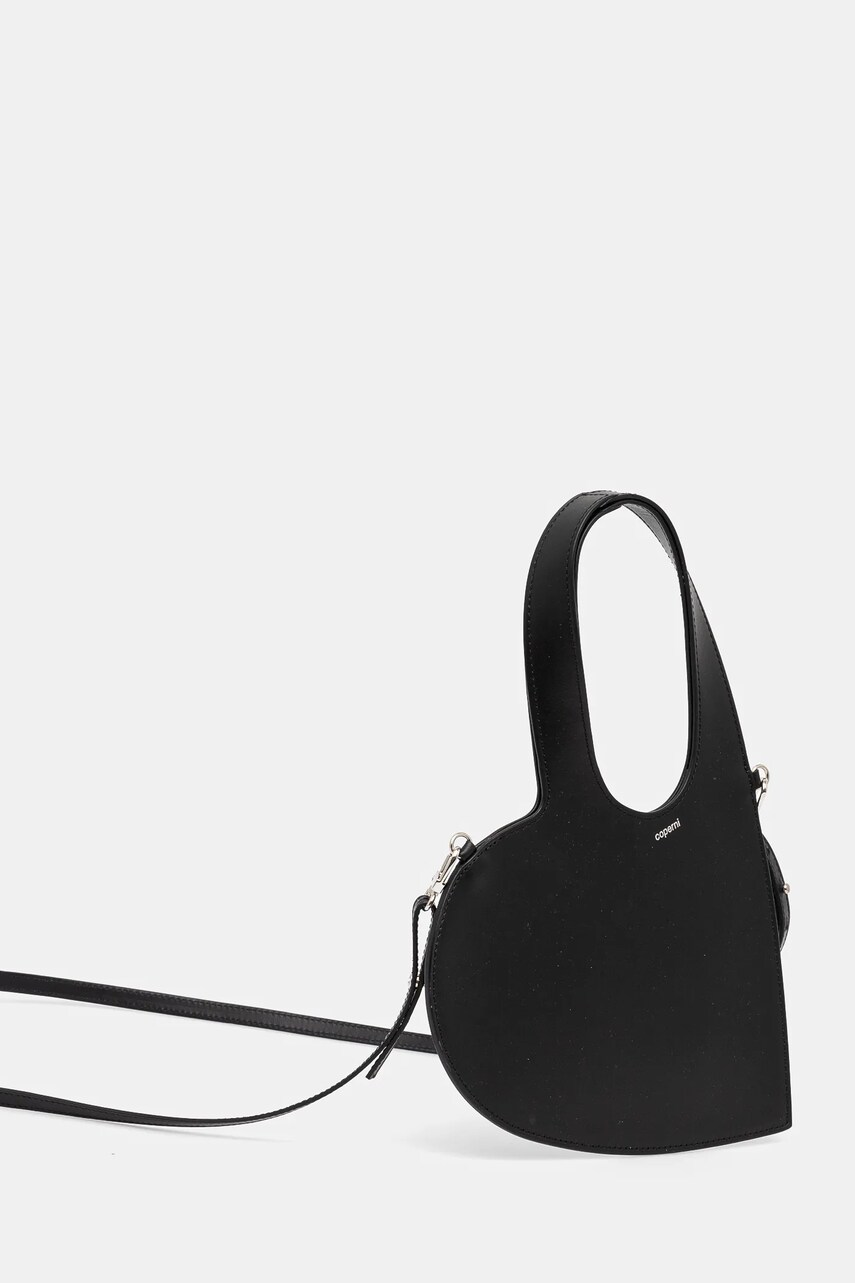 Шкіряна сумочка Coperni Crossbody Baby Heart Tote колір чорний COPBA93F6031
