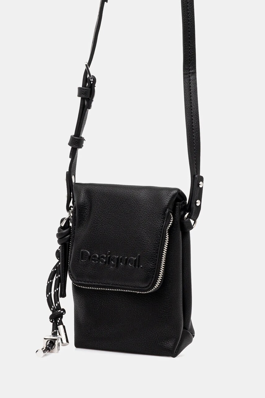 Сумка Desigual HALF PHONE BLACK колір чорний 25SAYP45