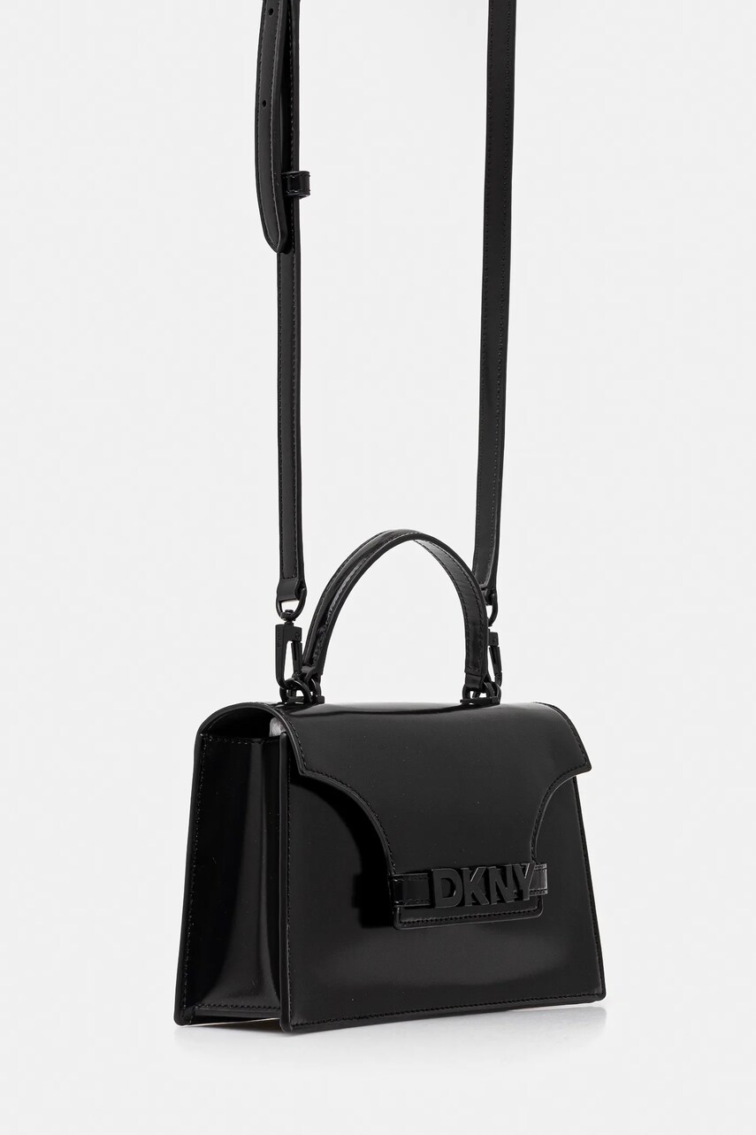 Шкіряна сумочка Dkny колір чорний R51EDJ32