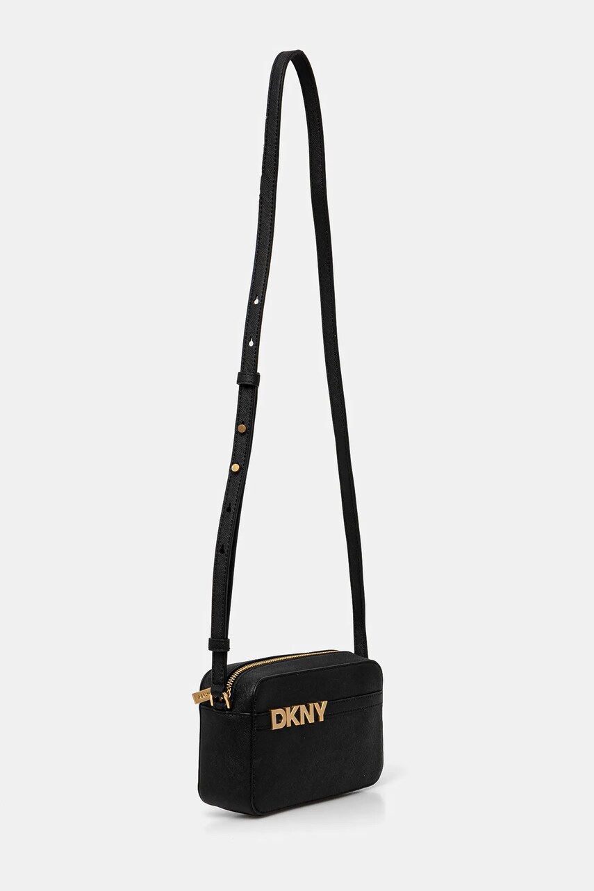 Шкіряна сумочка Dkny колір чорний R51E1J31
