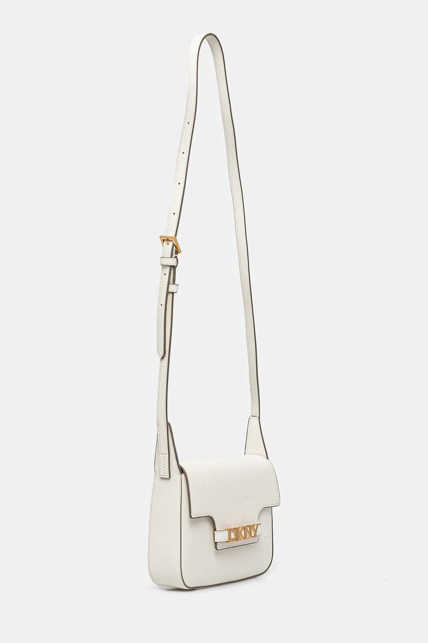 Шкіряна сумочка Dkny колір бежевий R51E1J30