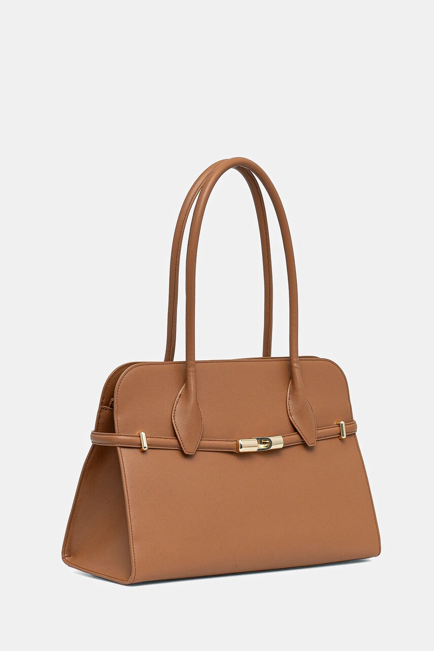 Шкіряна сумочка Furla колір коричневий WB01504.BX3104.RY0001007