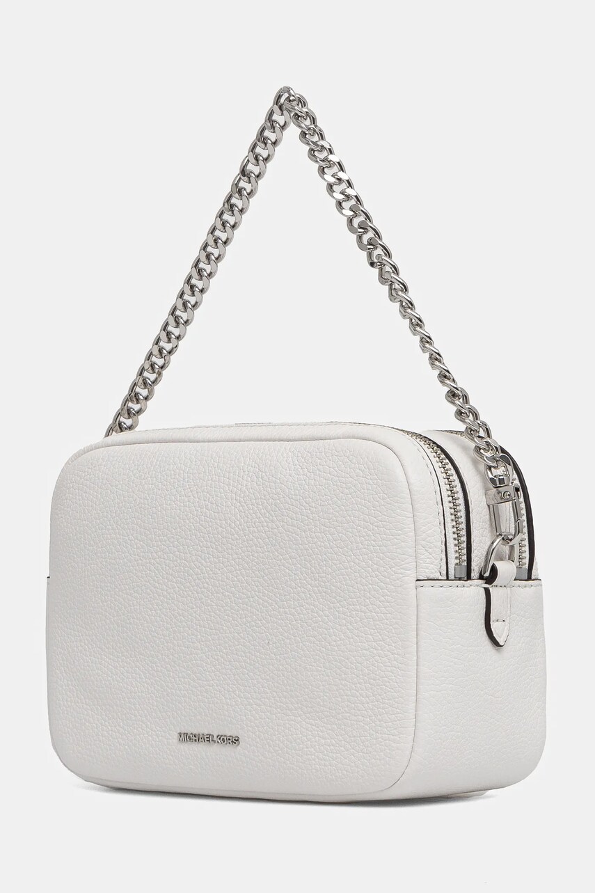 Шкіряна сумочка MICHAEL Michael Kors колір білий 32S5SYTC5L