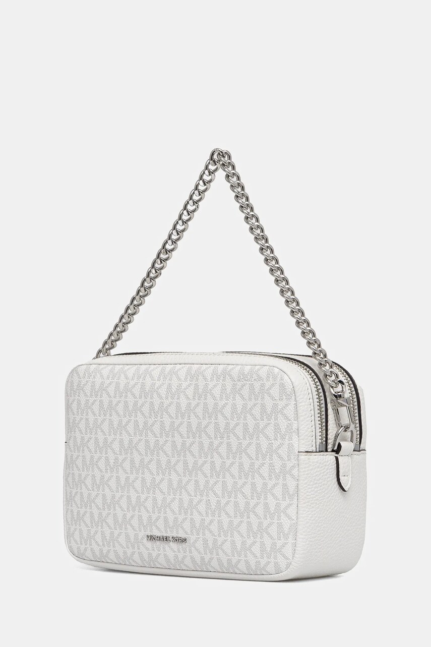 Шкіряна сумочка MICHAEL Michael Kors колір білий 32S5SYTC5V