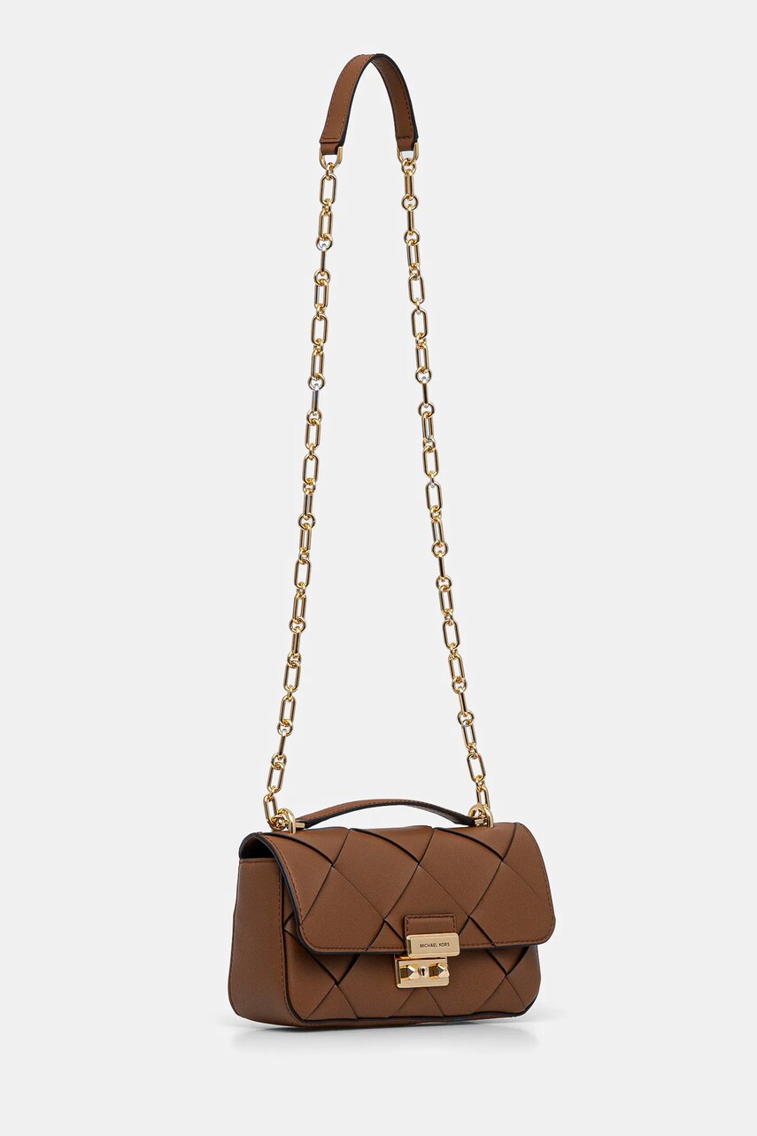 Шкіряна сумочка MICHAEL Michael Kors колір коричневий 30S5G2RL5L