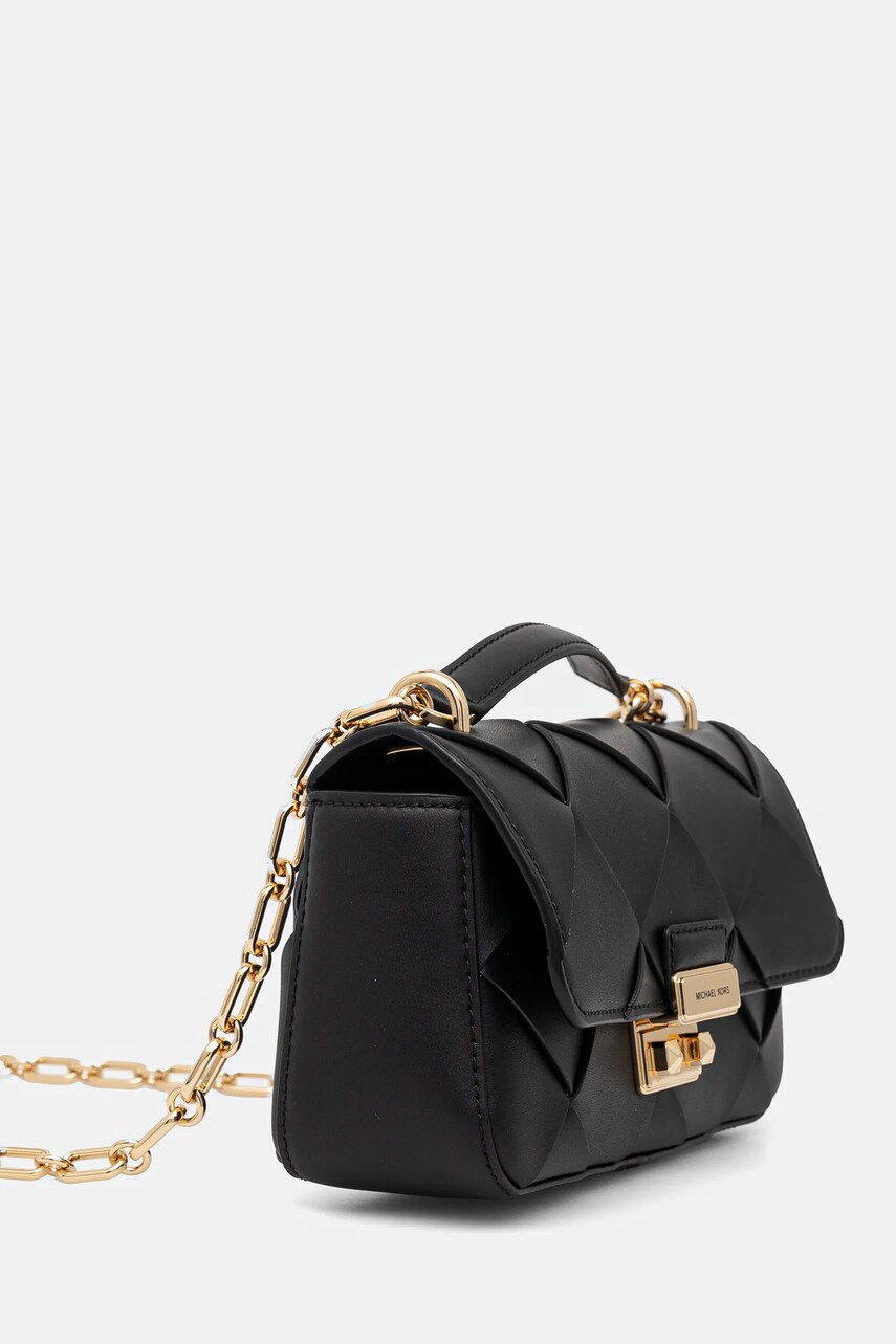 Шкіряна сумочка MICHAEL Michael Kors колір чорний 30S5G2RL5L