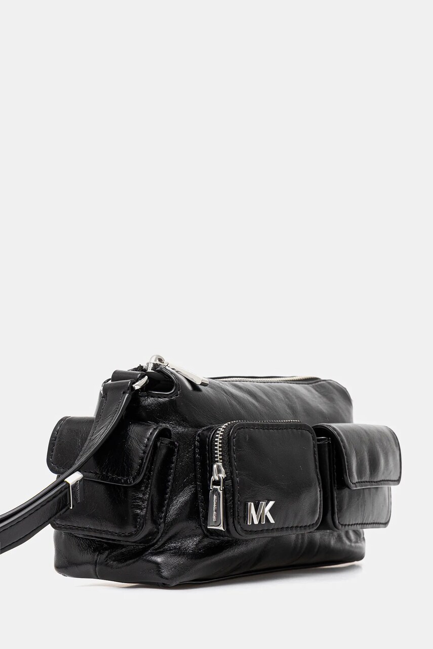 Шкіряна сумочка MICHAEL Michael Kors колір чорний 32S5SM3C5Y