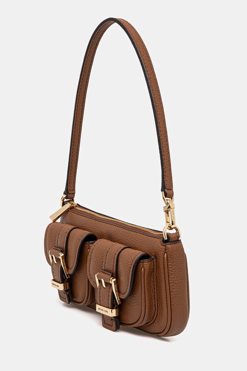 Купити Шкіряна сумочка MICHAEL Michael Kors колір коричневий 32S5GZCU1L – головне зображення