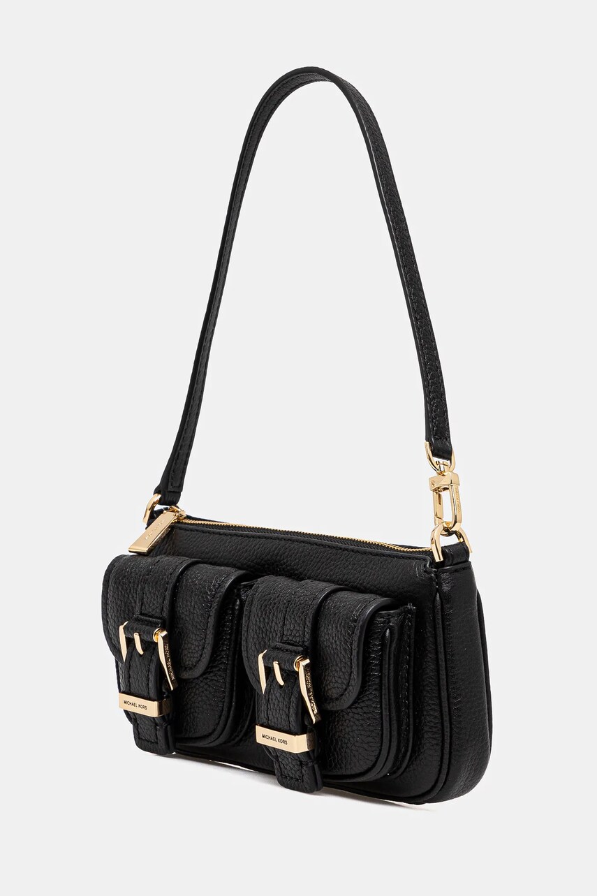 Шкіряна сумочка MICHAEL Michael Kors колір чорний 32S5GZCU1L
